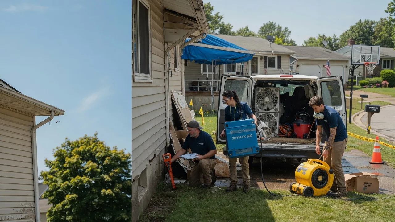 Ceiling Leak Cleanup in Georgetown, IL near me