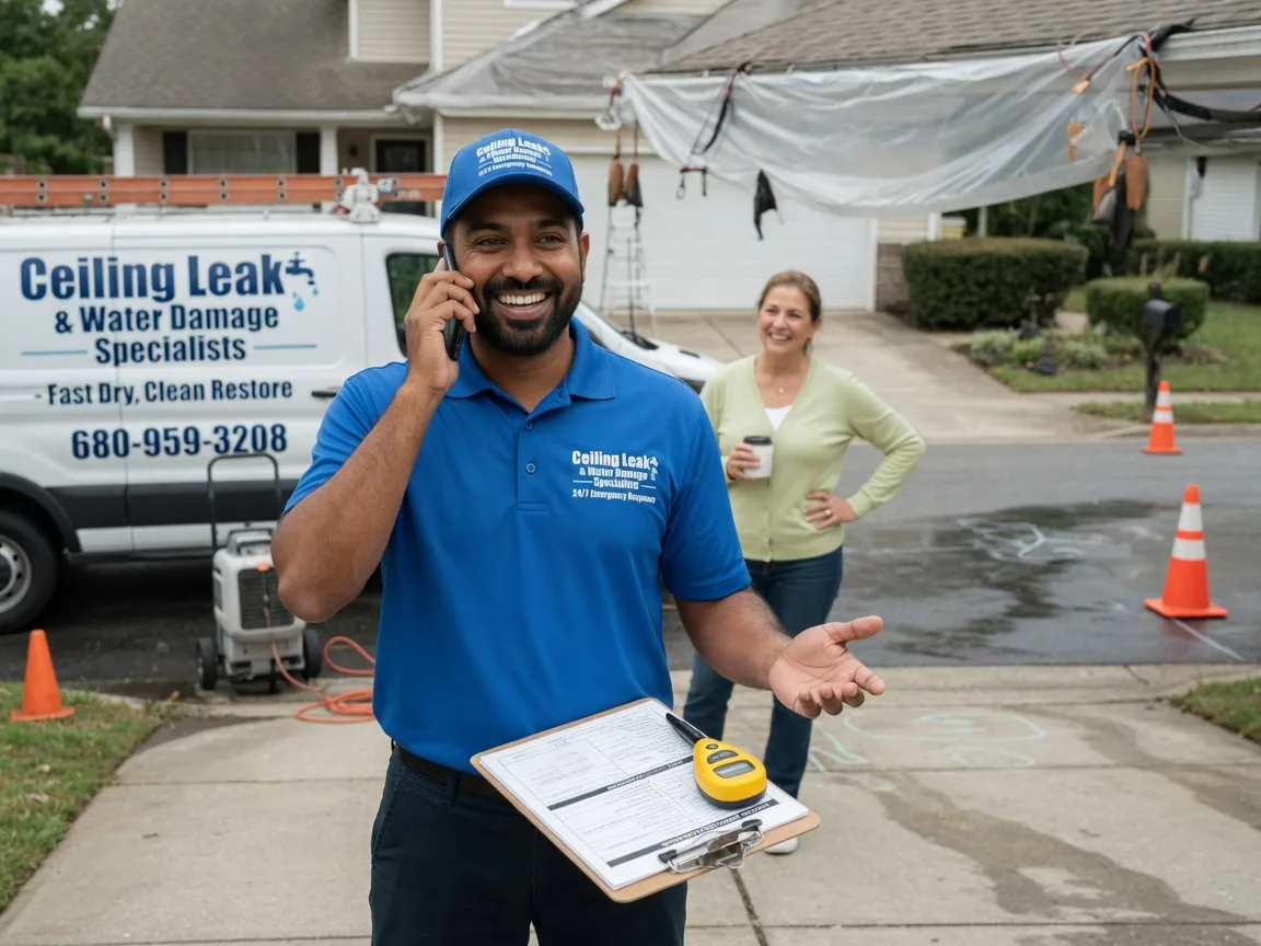Ceiling Leak Cleanup Georgetown, IL FAQs